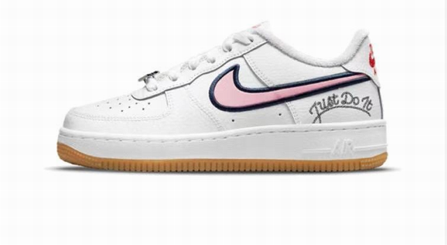 Cheap Nike Air Force 1 White Pink Shoes Men and Women-41 - Click Image to Close